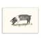 Stupell Industries Farm Pig Grazing in Field Hog Watercolor Wall Plaque